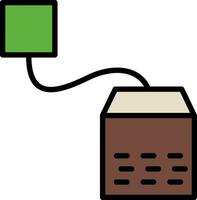 Teabag Vector Icon Design