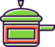 Pressure Cooker Vector Icon Design