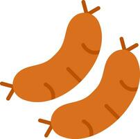 Sausage Vector Icon Design