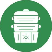 Steamer Vector Icon Design