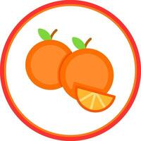 diseño de icono de vector naranja