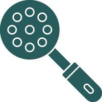 Slotted Spoon Vector Icon Design