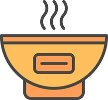 Bowl Vector Icon Design