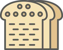 Bread Vector Icon Design