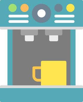diseño de icono de vector de máquina de café