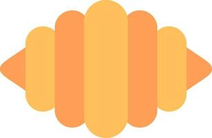 Croissant Vector Icon Design