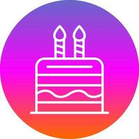 Cake Vector Icon Design