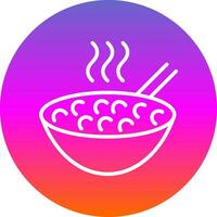 Bowl Vector Icon Design