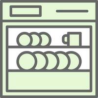 Dishwasher Vector Icon Design