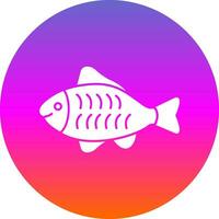 diseño de icono de vector de pescado