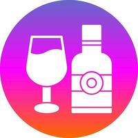 diseño de icono de vector de vino