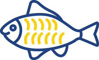 diseño de icono de vector de pescado