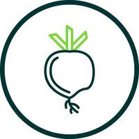 Turnip Vector Icon Design