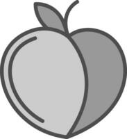 Peach Vector Icon Design