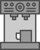 diseño de icono de vector de máquina de café