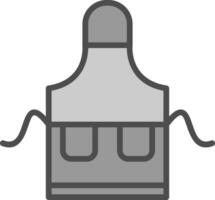 Apron Vector Icon Design