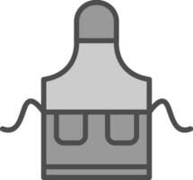 Apron Vector Icon Design