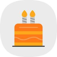 Cake Vector Icon Design