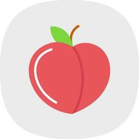 Peach Vector Icon Design