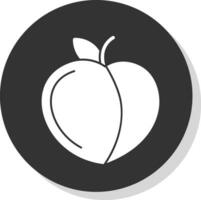 Peach Vector Icon Design