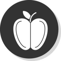 diseño de icono de vector de manzana