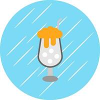 Milkshake Vector Icon Design