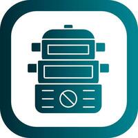 Steamer Vector Icon Design