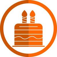 Cake Vector Icon Design