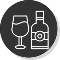 diseño de icono de vector de vino