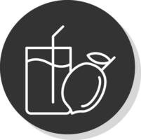 Lemon Juice Vector Icon Design