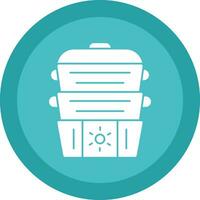 Steamer Vector Icon Design