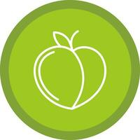 Peach Vector Icon Design