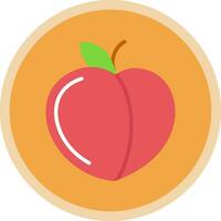 Peach Vector Icon Design