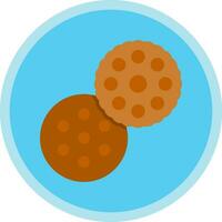 Biscuit Vector Icon Design