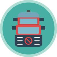 Steamer Vector Icon Design