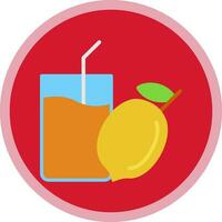 Lemon Juice Vector Icon Design