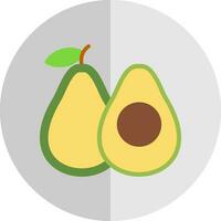 Avocado Vector Icon Design