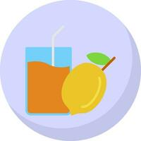 Lemon Juice Vector Icon Design