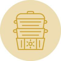 Steamer Vector Icon Design