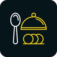 Dinner Vector Icon Design