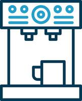 Coffee Machine Vector Icon Design