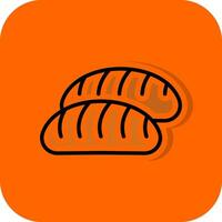 Bread Vector Icon Design