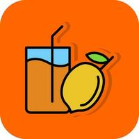 Lemon Juice Vector Icon Design