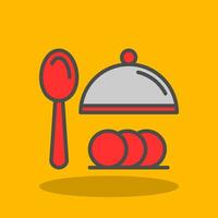 Dinner Vector Icon Design