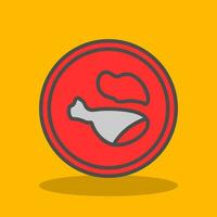 Chicken Vector Icon Design