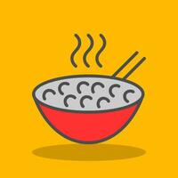 Bowl Vector Icon Design