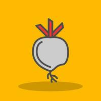 Turnip Vector Icon Design