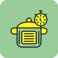 Timer Vector Icon Design