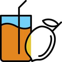 Lemon Juice Vector Icon Design