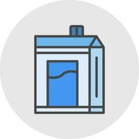 diseño de icono de vector de leche